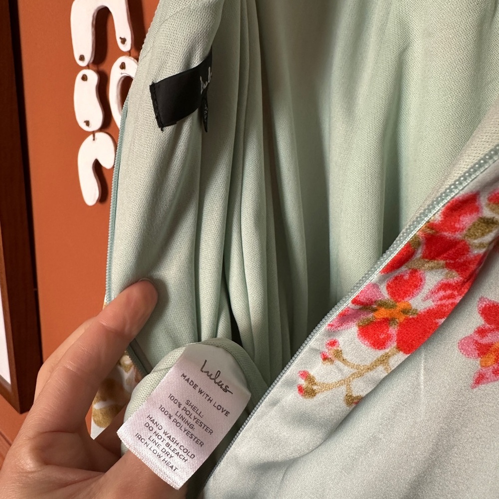 Lulus Still the One Sage Green Floral Print Satin Maxi Dress - Picture 8 of 12